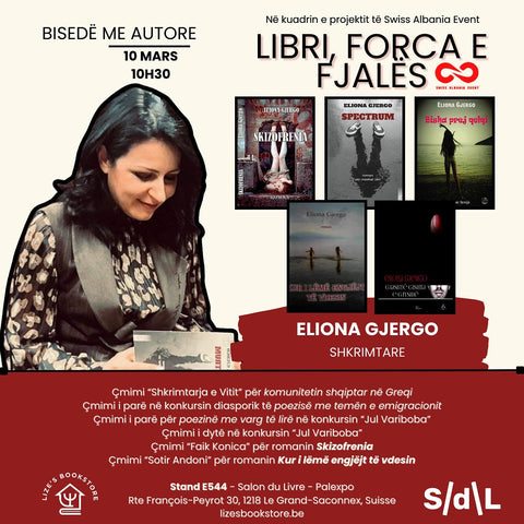 Eliona Gjergo në Salon du Livre Genève