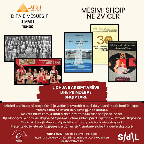 Lidhja e Arsimtarëve dhe Prindërve Shqiptarë - LAPSH në Salon du Livre Genève
