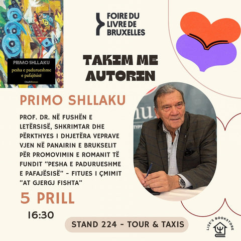 Primo Shllaku në Foire du Livre de Bruxelles