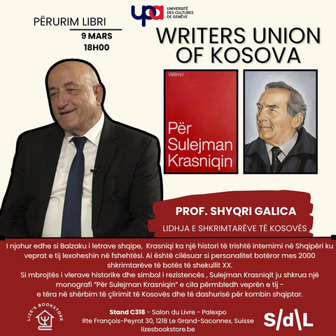 Shyqri Galica në Salon du Livre Genève
