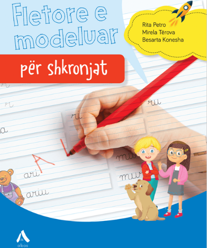 Fletore e modeluar për shkronjat